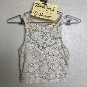 Lace Crop Tank